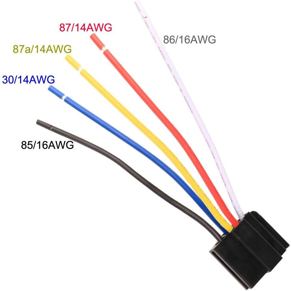 Комплект от 3 SPDT автоматични реле с ATO/ATC предпазител, 12V 30A, 5 ...