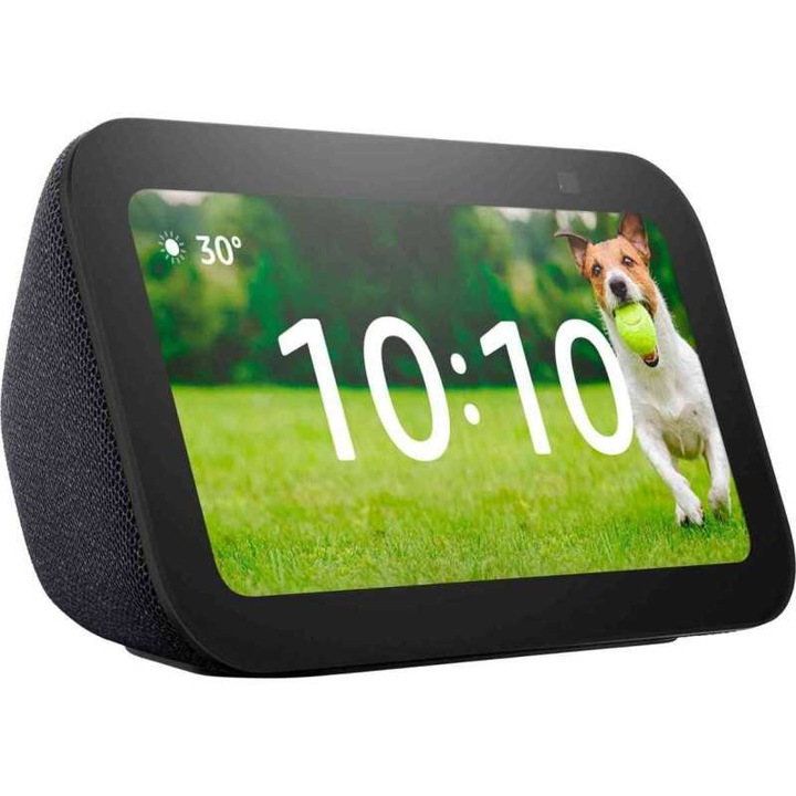 Boxa inteligenta Amazon Echo Show 5 3rd Generation 5.5 inch Smart Display Alexa Negru