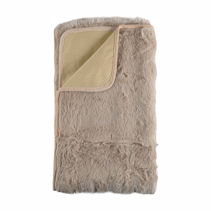 Калъф за диван, Naimeed D4876L, 70x240см, полиестер, пухкав, кафяв