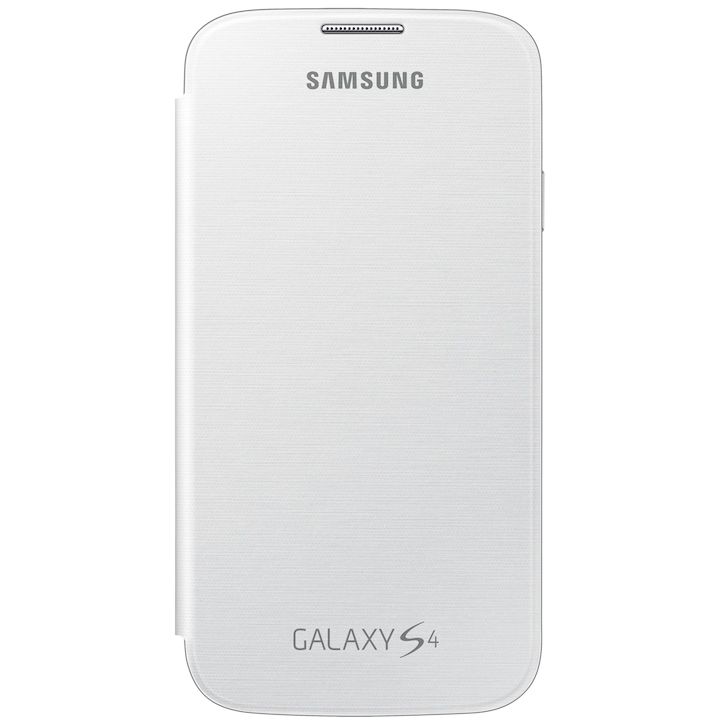 Калъф Samsung Flip Cover EF-FI950BWEGWW за Galaxy S4, Бял