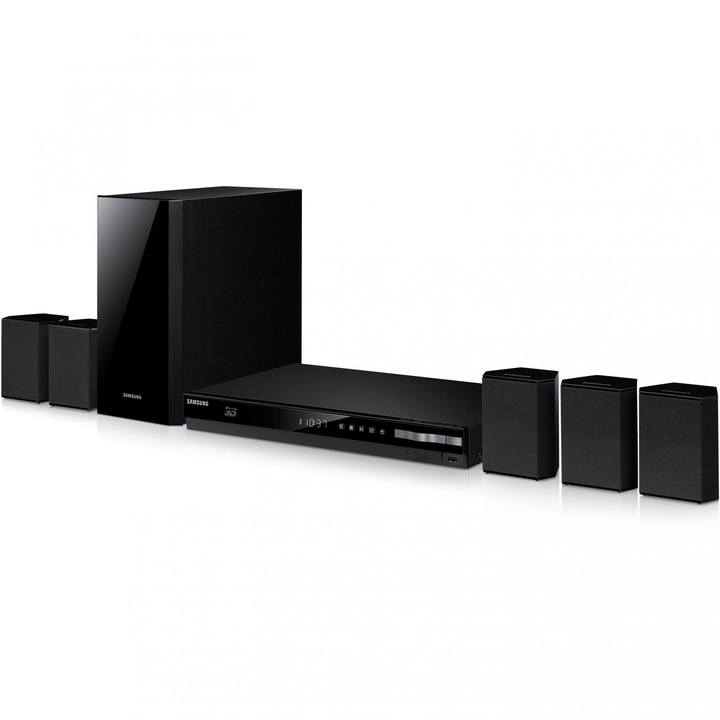 Sistem Home Cinema 5.1, 3D cu Blu-ray Samsung HT-F4500, negru