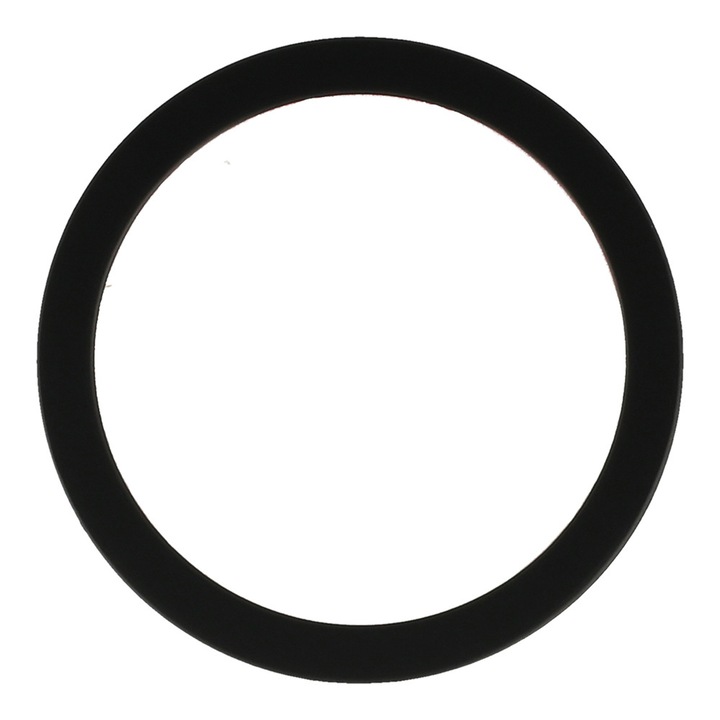 Sticker metalic Ring Magsafe negru, banda adeziva, universal