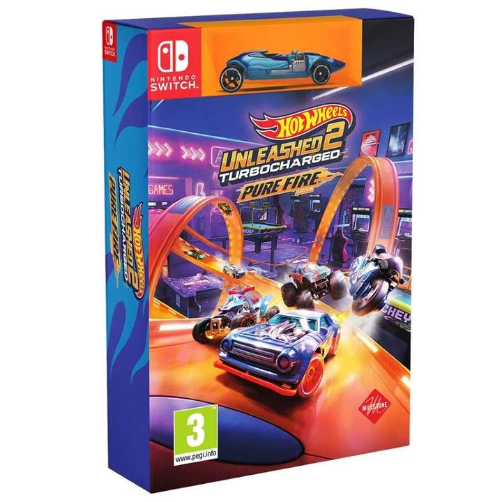 Játék Hot Wheels Unleashed 2 Turbófeltöltős Pure Fire Edition Nintendo Switchhez