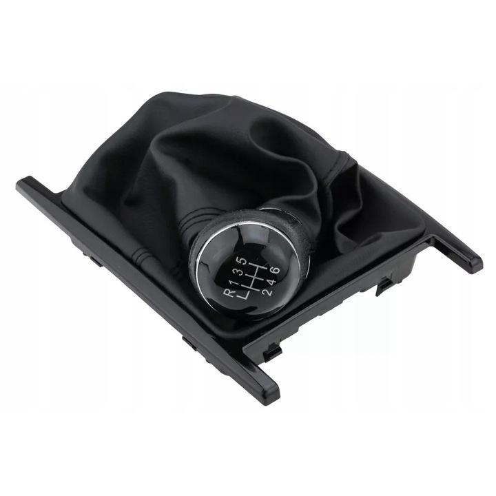 Nuca cu manson schimbator de viteze Automobilus, pentru VW Amarok dupa 2010, 6 trepte, rama neagra