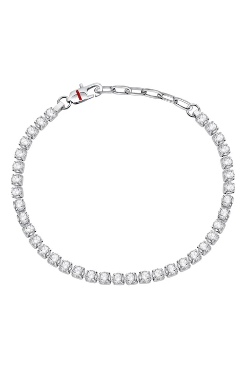 Sector, Rozsdamentes acél karkötő cirkóniával, Ezüst