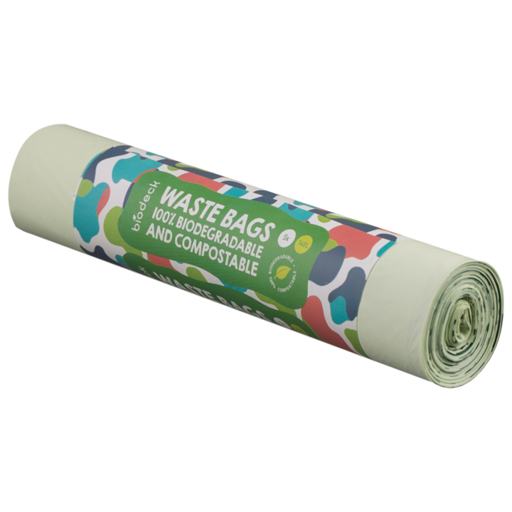 Set 2 x 5 Saci Gunoi Biodegradabili, Compostabili, 140 L