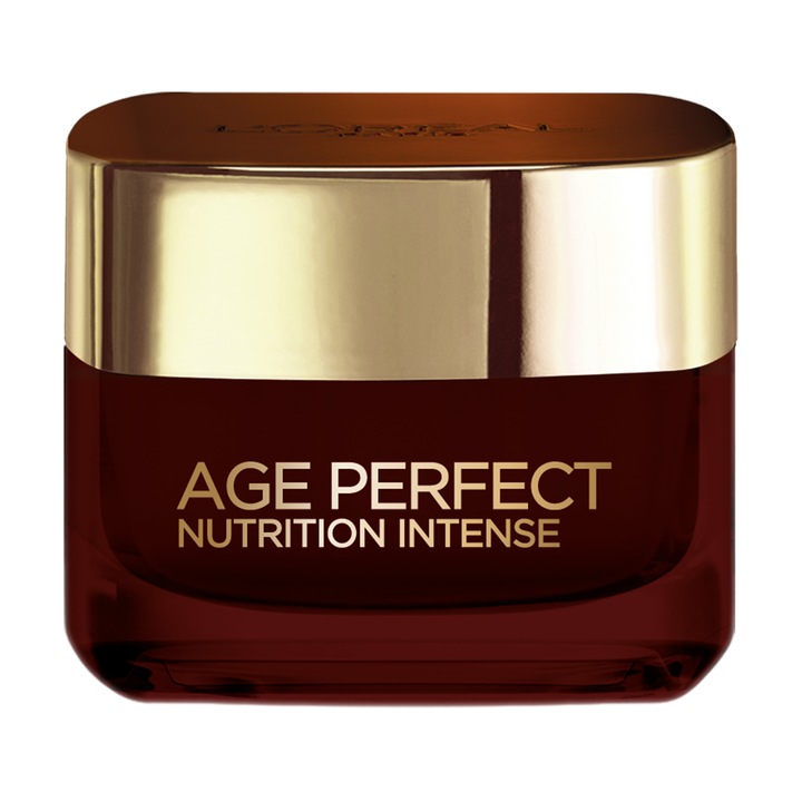 Crema de zi antirid L'Oréal Paris Age Perfect Nutrition Intense pentru ten matur, 50 ml