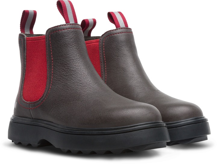 Camper, Ghete Chelsea din piele Norte 229, Gri, 27 EU