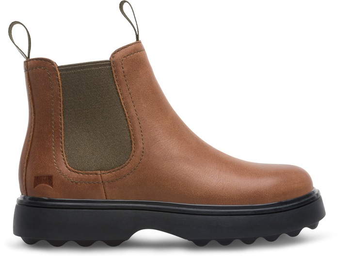 Camper, Ghete Chelsea din piele Norte 237, Maro, 30 EU