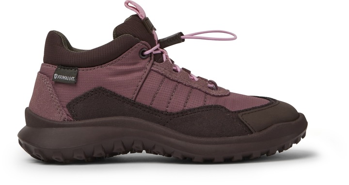 Camper, Pantofi sport slip-on cu garnituri din piele Crclr 357, Maro/Violet