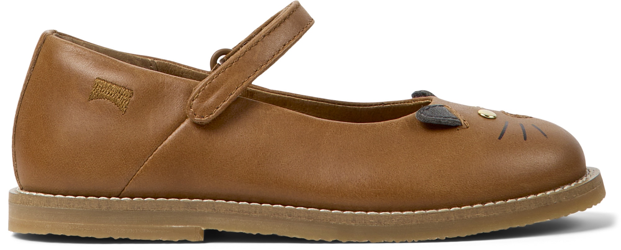 Camper, Pantofi din piele cu model pisica Savina Twins 701