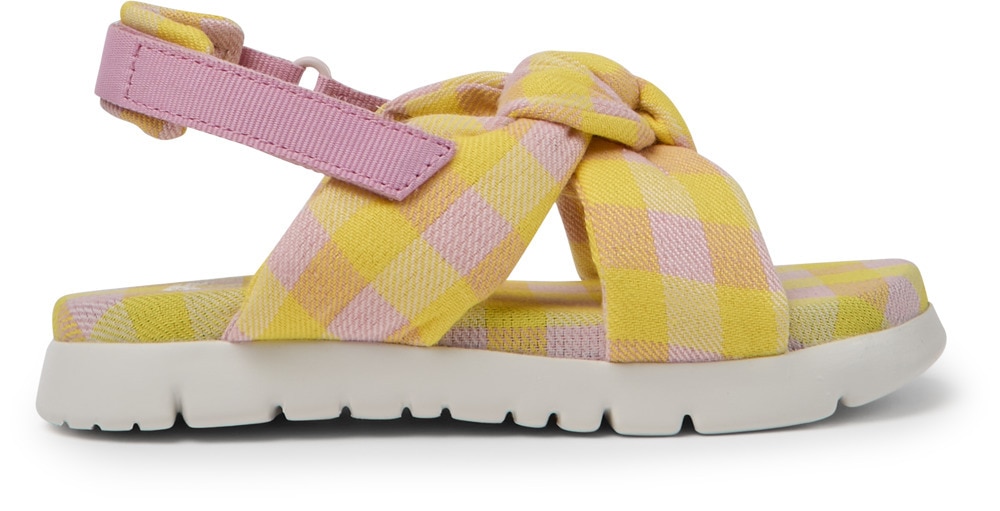 Camper, Sandale slingback Oruga 743, Galben, Roz, 29 EU