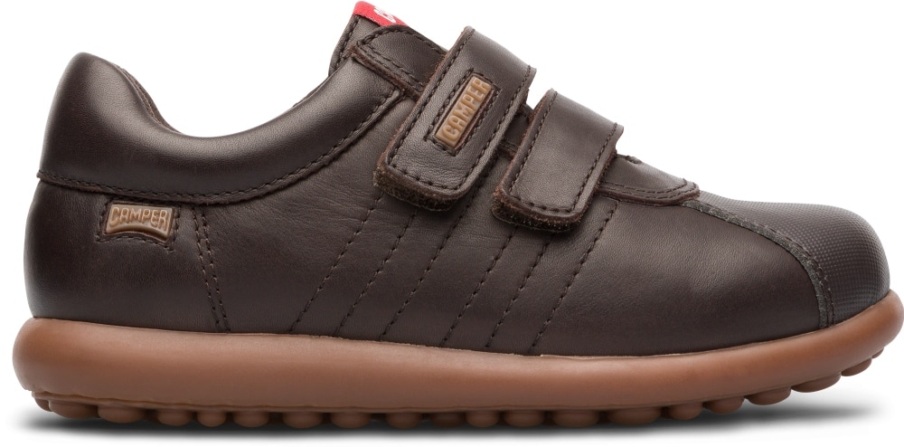 Camper, Pantofi sport din piele Pelotas Ariel 8475, Maro, 30 EU