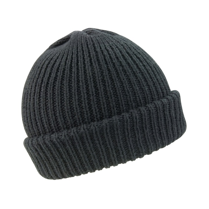 Téli ESS sapka, unisex, fekete, univerzális méret