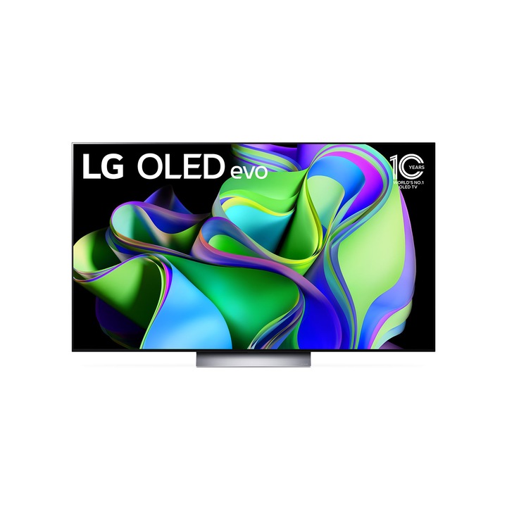 OLED TV LG OLED65C39LCC, Smart TV 4K UHD, HDR, hangvezérlés, rögzítési funkció, Dolby Atmos, Dolby Vision, 120 Hz, 165 cm, fekete