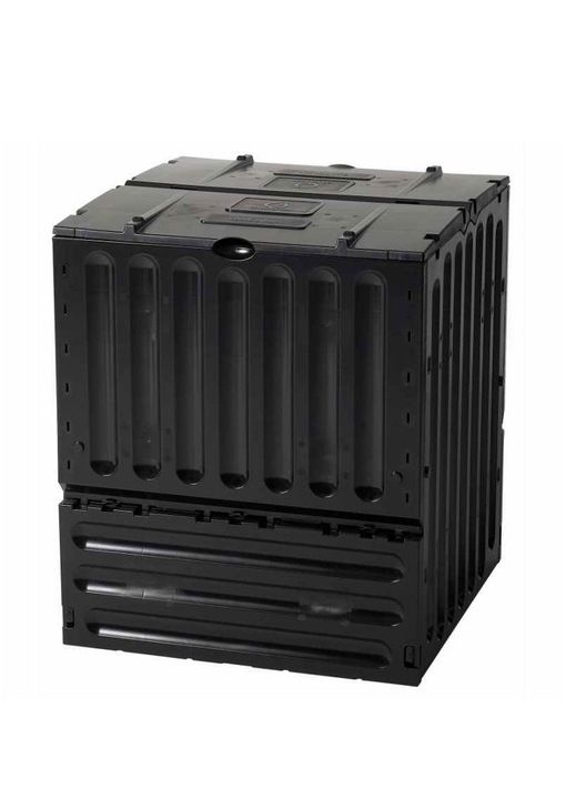 Градински компостер Graf, Полипропилен, 400 л, Черен