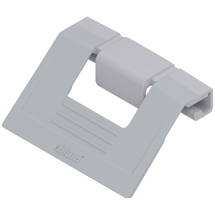 Maner din plastic gri aluminiu, pentru sertar interior TANDEMBOX intivo/antaro ZIF.80M5 GRIFF V25 WGR