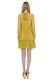 Жълта копринена рокля Framboise Iliada XS