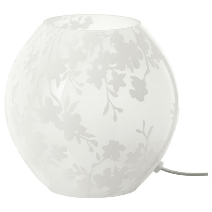 Üveglámpa, fehér, 18 cm, 40W, E14