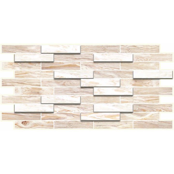 Panou decorativ Wood Oak, PVC, 98x48 cm