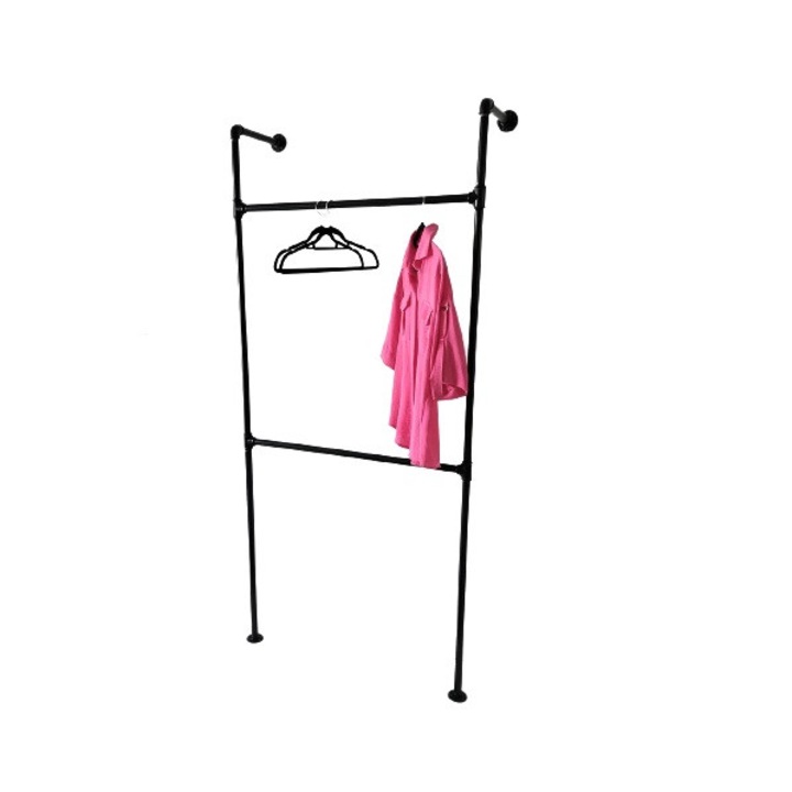 Cuier in stil industrial, Bockleton, 60x120x20 cm, negru