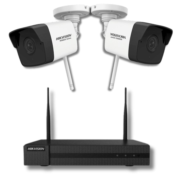 Kit Supraveghere 16 Camere 2MP Full HD Exterior 80m ARRAY EXIR + DVR 16 ch video / 1 ch audio, 1080P + Microfon 100m²
