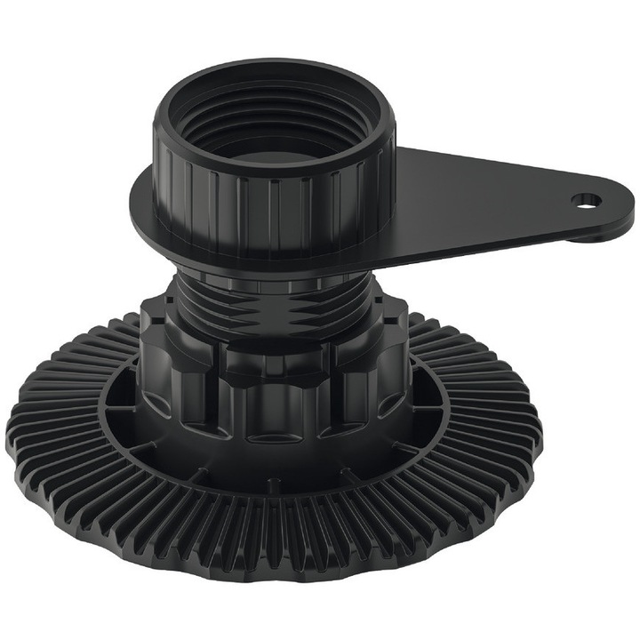 Picior AXILO 78, plastic negru 35-48mm, max 250kg/ bucata, soclu cu fixare prin presare/surub