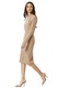 Бежова памучна рокля Framboise Janelle