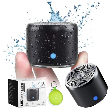 Boxa Portabila Mini, BRAGUS, Boxa Bluetooth 5.0, Rezistenta la Apa IPX7 ...