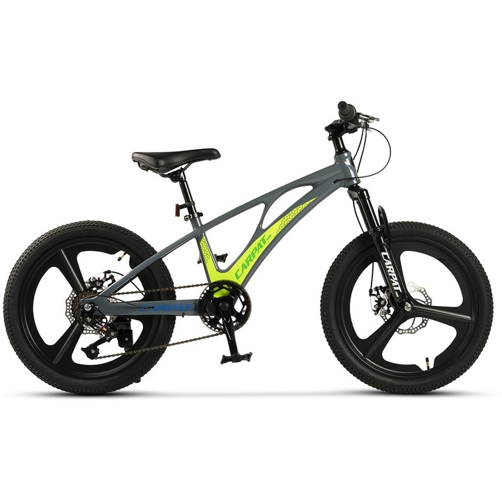 ﻿Детски велосипед Carpat 20" MTB C20343A, сив/зелен