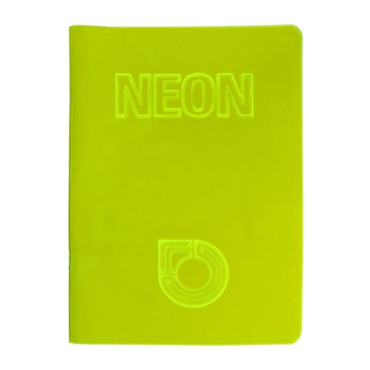 Set 2 x Caiet A5 Matematica, 42 File, 80 g, Coperta Neon PP, Varianta 3