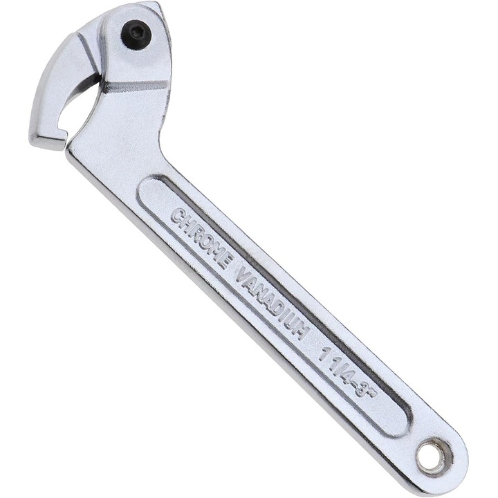 Jormftte регулируем гаечен ключ тип кука, 32-76 мм, хром-ванадиева стомана, 210 мм