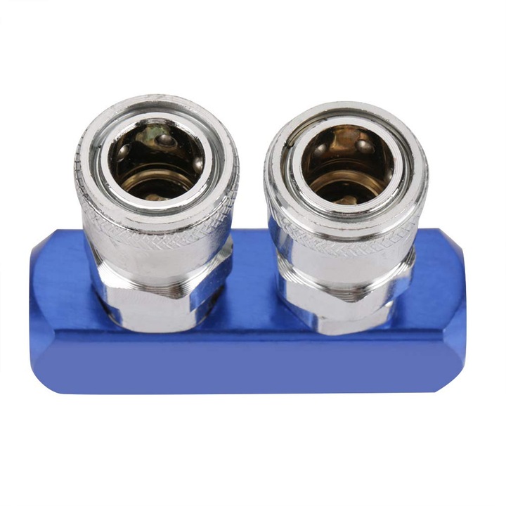 set 2 bucati Conector pneumatic cu eliberare rapida Mmgoqqt, pentru compresor aer