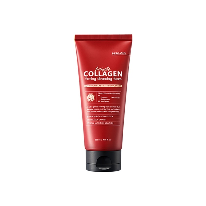Spuma de curatare a fetei, BERGAMO, 120 ml