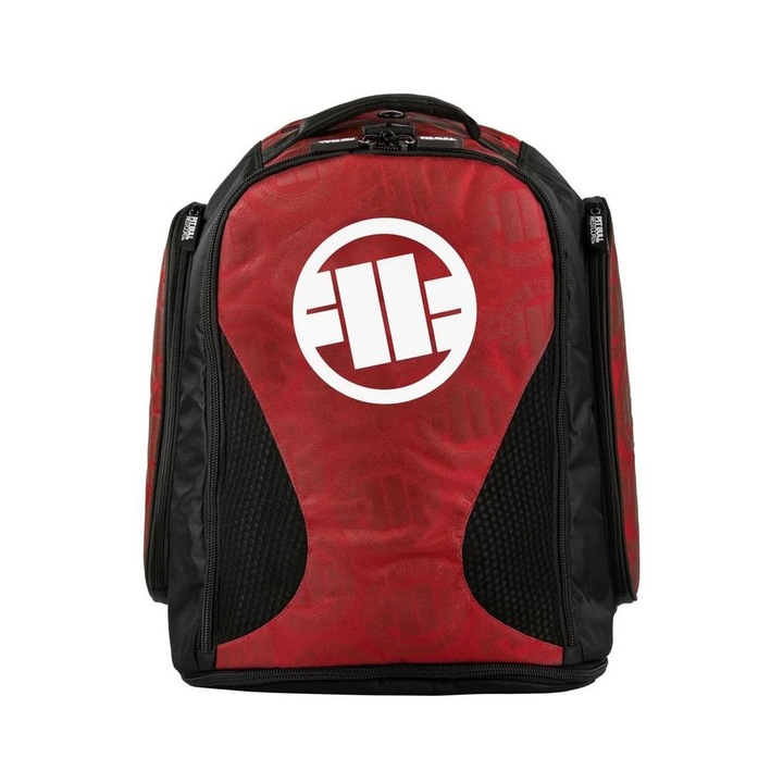 Rucsac de antrenament, Pitbull, Sintetic, Rosu, Mediu