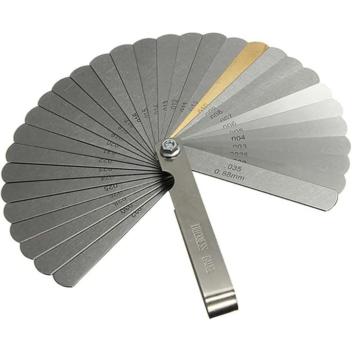 QttvbTna precíziós féknyereg készlet, 32 penge, metrikus és angol, ezüst, cipzáras tokban