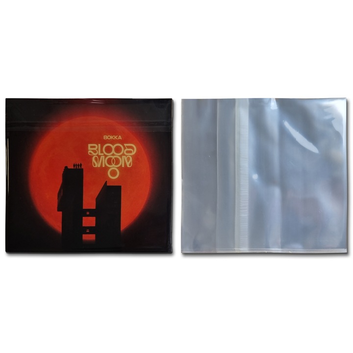 Folie protectie CD Digipack externa sigilate cu o clapeta Disccover 155x130mm 50 microni set de 50 bucati