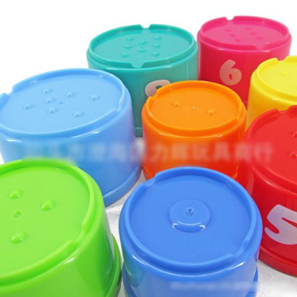 Turnulet din cuburi educationale, set de construit cu numere si litere ...