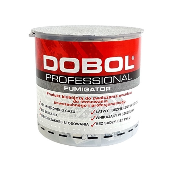 Insecticid fumigator Dobol impotriva insectelor zburatoare si taratoare, flacon 20 grame