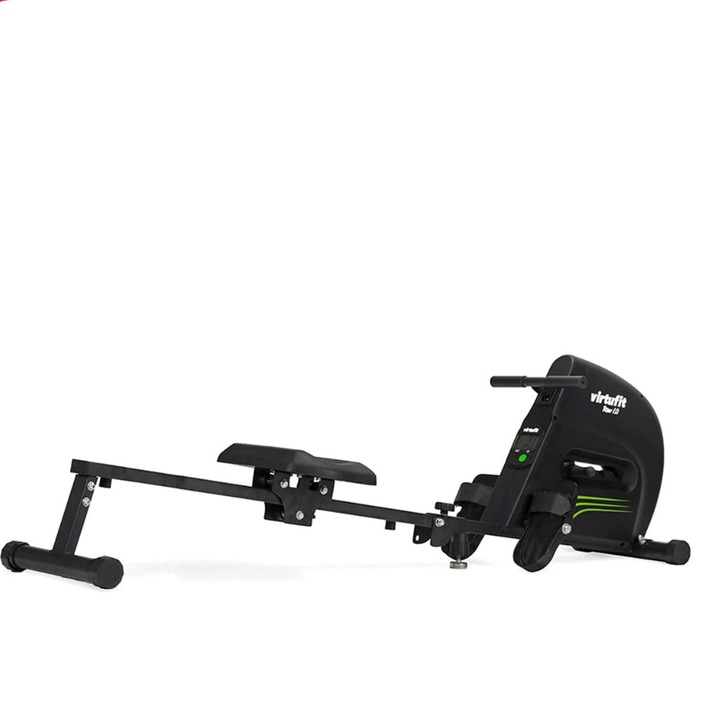 Aparat vaslit VirtuFit Rowing machine ROW1.0, Canotaj, Pliabil, Greutate maxima utilizator 115 kg, Pedalele anti-alunecare cu curele reglabile, Display LCD