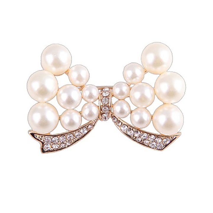 Brosa Perle 5602, Sic Moda, Auriu