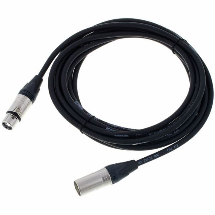 Mikrofonkábel XLR anya-XLR dugasz 5 méter CTM 5 FM