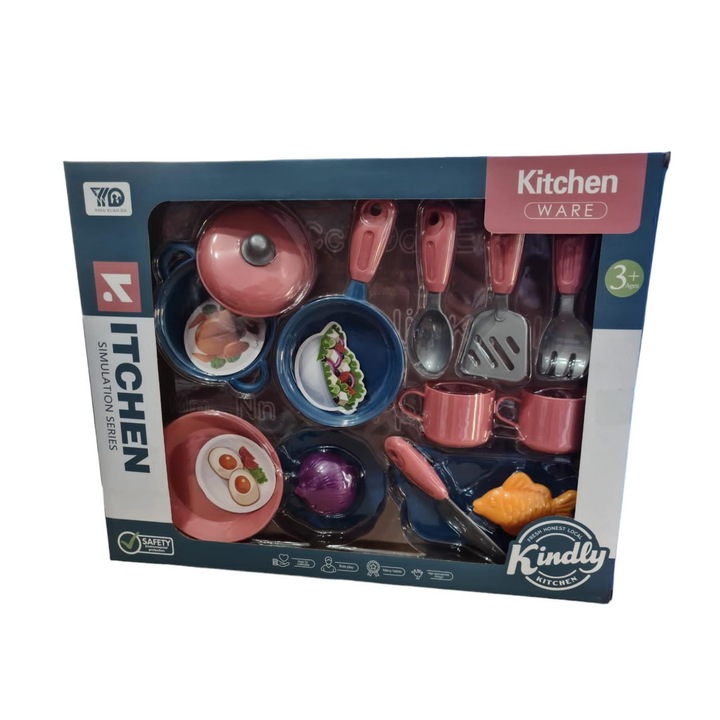 Gyerek konyhai készlet 15 részes, OEM