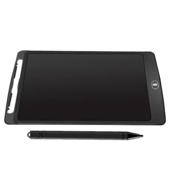 Tableta grafica, pentru scris si desenat, cu buton de stergere automata, 8.5 inch, creion special inclus, negru