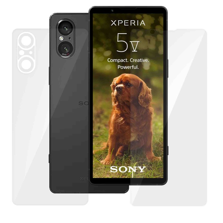 Комплект 2 фолиа SILKASE за Sony Xperia 5 V, защита на телефона, възобновяем силикон