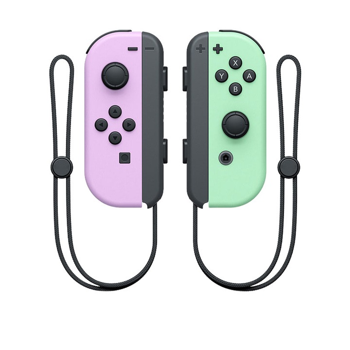 2 db kontroller készlet, Nintendo Switch-el kompatibilis, zöld/lila