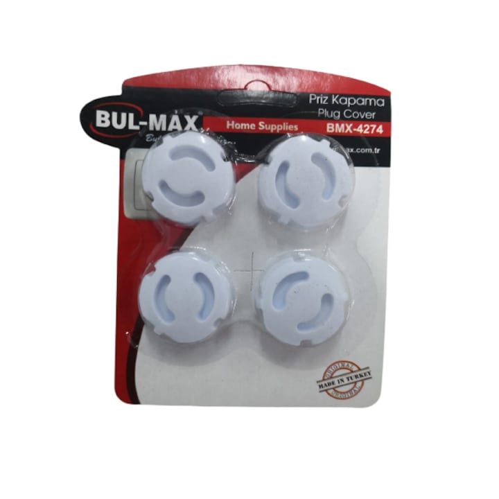 Set protectie prize copii, 4 bucati clasice, Alb