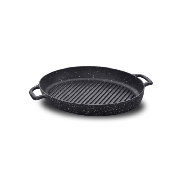 Tigaie grill antiaderenta ovala 35x25cm