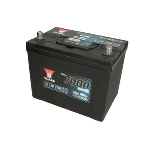 Baterie auto YUASA YBX 7000 EFB YBX7100, 12 V, 65 Ah, 650 A, 277x175x175  mm, borna dreapta plus 