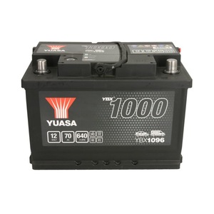 Battery YUASA 12V 65Ah/640A YBX5000 Silver High Performance SMF (R+  standard) 243x175x190 B13 (starting) 